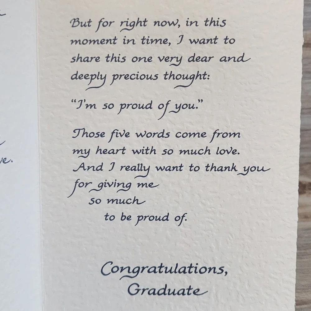 Blue Mountain Arts Graduation Card I Am So Proud of You Graduate Poem Envelope